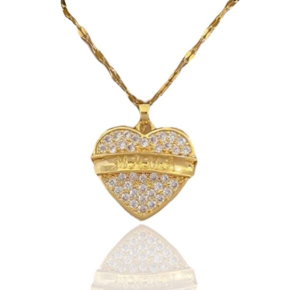 Mama Heart Necklace ✨ - Picture 1 of 3
